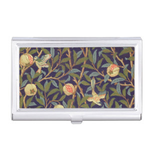 William Morris Bird And Pomegranate Vintage Art Business Card Holder