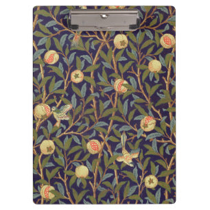 William Morris Bird And Pomegranate Vintage Art Clipboard