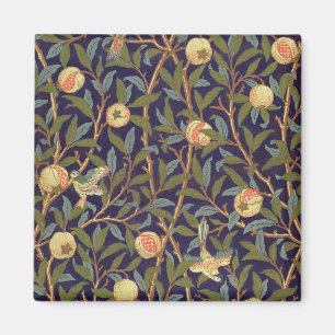 William Morris Bird And Pomegranate Vintage Art Magnet