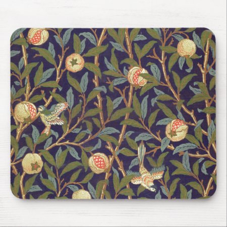 William Morris Bird And Pomegranate Vintage Art Mouse Pad