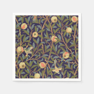 William Morris Bird And Pomegranate Vintage Art Paper Napkins