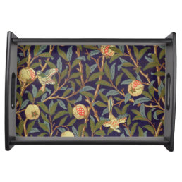 William Morris Bird And Pomegranate Vintage Art Serving Tray