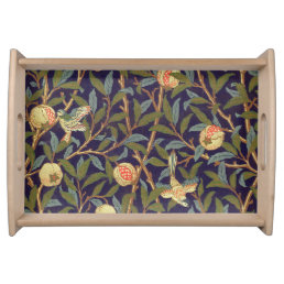 William Morris Bird And Pomegranate Vintage Art Serving Tray