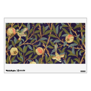 William Morris Bird And Pomegranate Vintage Art Wall Sticker