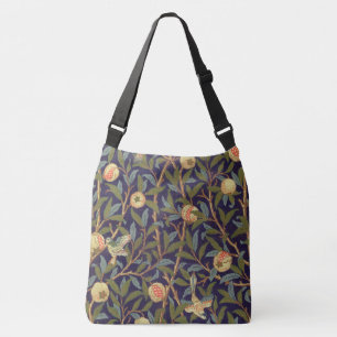 William Morris Bird And Pomegranate Vintage Floral Crossbody Bag