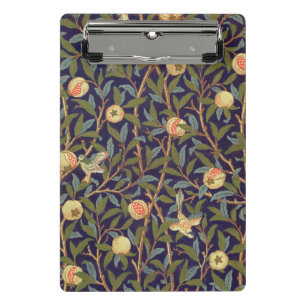 William Morris Bird And Pomegranate Vintage Floral Mini Clipboard