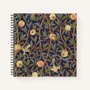 William Morris Bird And Pomegranate Vintage Floral Notebook