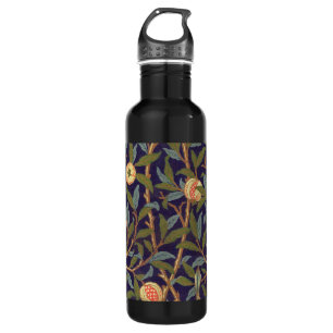 William Morris Bird And Pomegranate Vintage Floral Water Bottle