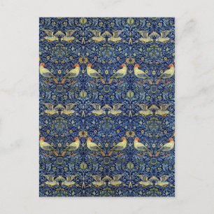 William Morris Bird Pattern Postcard