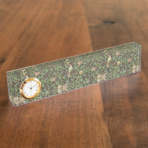 William Morris "Bird & Pomegranate" 2. Desk Name Plate