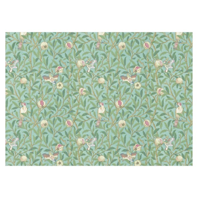 William Morris "Bird & Pomegranate" 3. Tablecloth (Front (Horizontal))