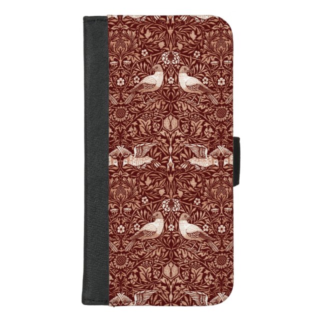 William Morris "Birds" 2 iPhone Wallet Case (Front)