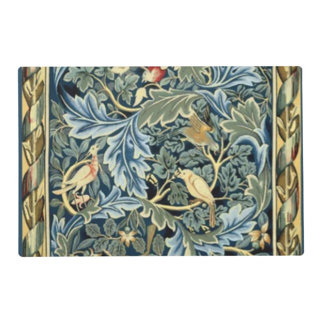 William Morris Birds and Acanthus Placemat (Front)