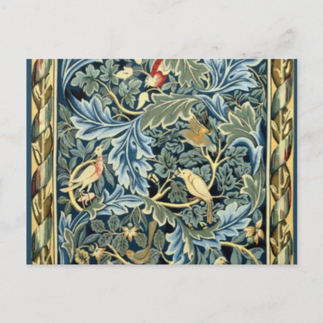 William Morris Birds and Acanthus Postcard (Front)