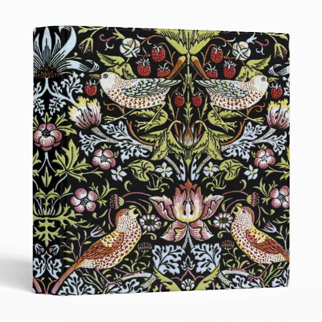 William Morris birds and flowers 2 Binder | Zazzle