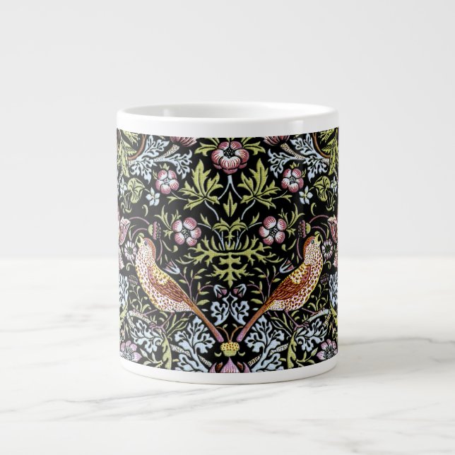 William Morris birds and flowers 2 Giant Coffee Mug (Front)