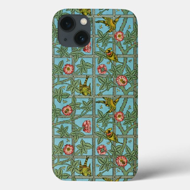 William Morris Birds and Flowers Case-Mate iPhone Case (Back)