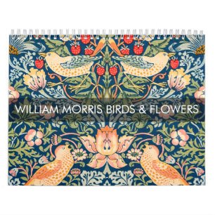 William Morris Birds and Flowers Design Calendar