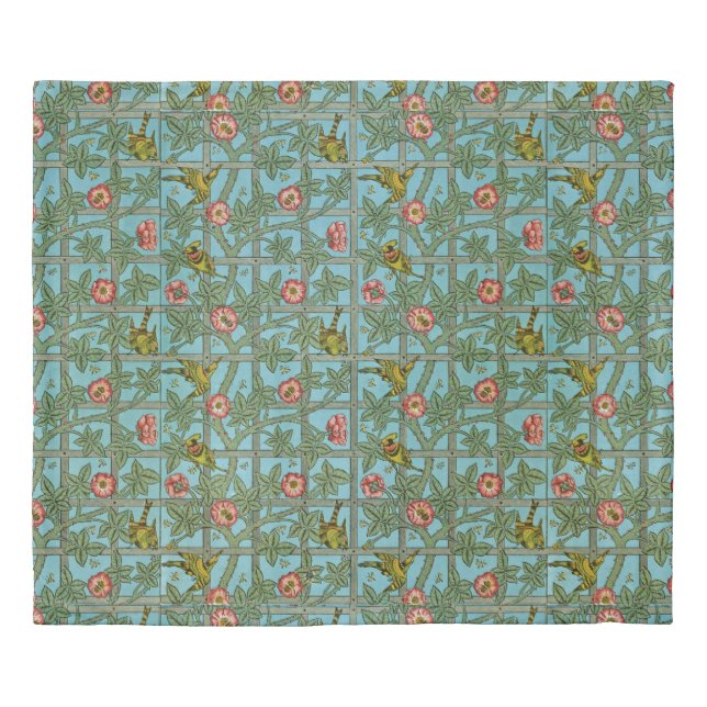 William Morris Birds and Flowers Duvet Cover (Front)