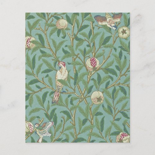 William Morris Birds and Pommegrenates _ Green 