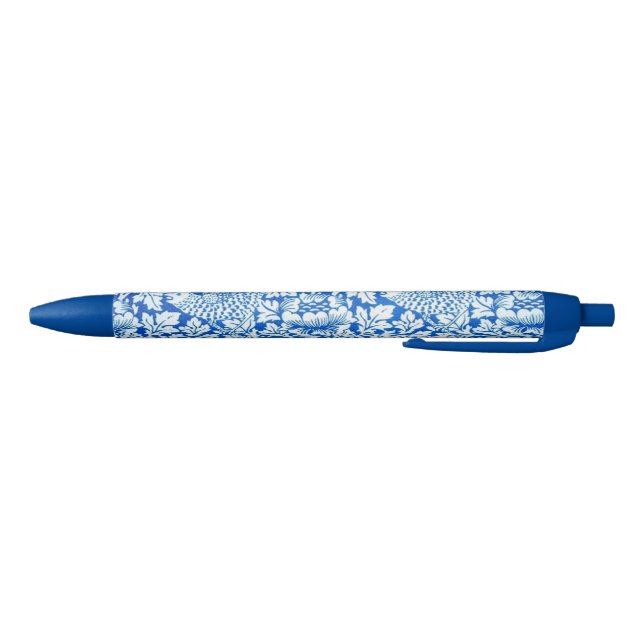 William Morris, Birds ands Anemone - Blue Floral  Pen (Bottom)