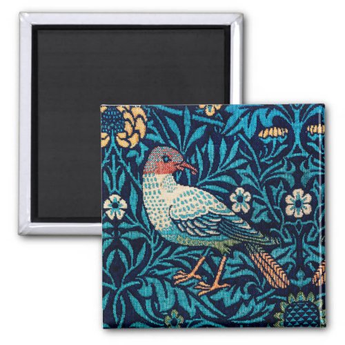 William Morris Birds Art Nouveau Floral Pattern Magnet
