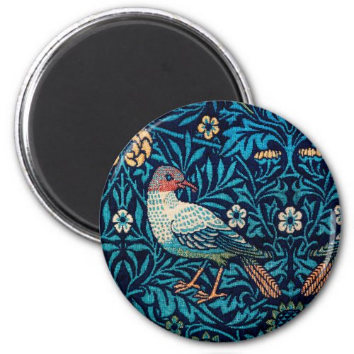 William Morris Birds Art Nouveau Floral Pattern Magnet