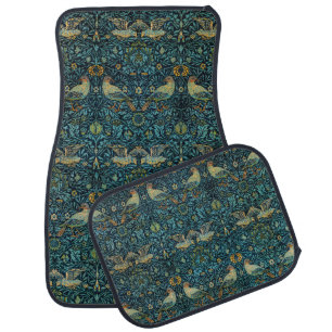 William Morris Birds & Floral Pattern Car Floor Mat