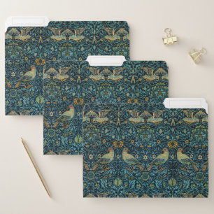 William Morris Birds & Floral Pattern File Folder
