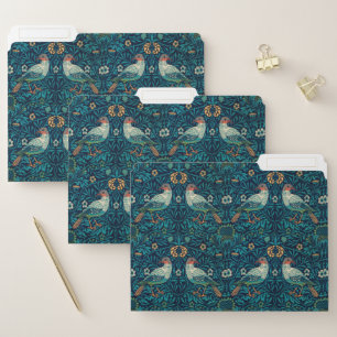 William Morris - Birds Floral Pattern Splicing File Folder