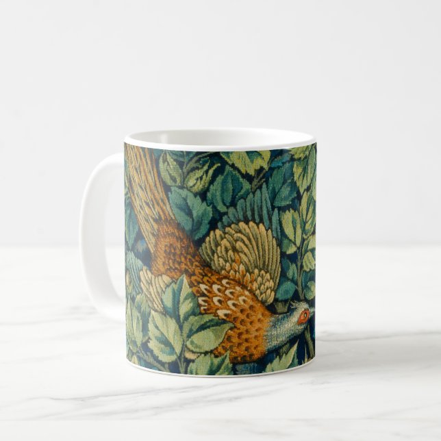 William Morris Birds in a Tree Coffee Mug (Front Left)