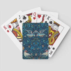 William Morris Birds Poker Cards