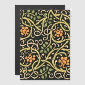 William Morris Black Floral Art Print Design (Front/Back)