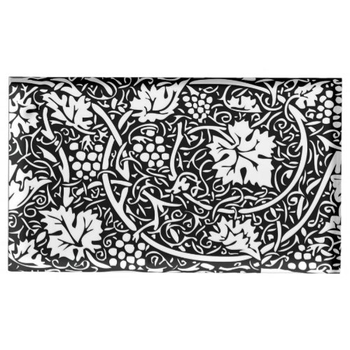 William Morris Black White Grape Table Number Holder