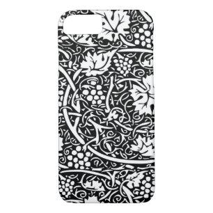 William Morris Black White Grape Vine iPhone 8/7 Case