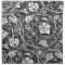 William Morris Black White Grape Vine Pattern