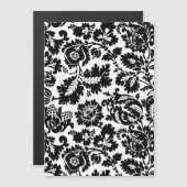 William Morris Black White Venetian Floral Pattern (Front/Back)