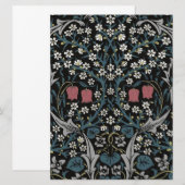 William Morris Blackthorn Floral Art Nouveau (Front/Back)