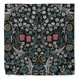 William Morris Blackthorn Floral Art Nouveau Bandana