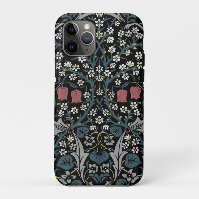 William Morris Blackthorn Floral Art Nouveau Case-Mate iPhone Case (Back)
