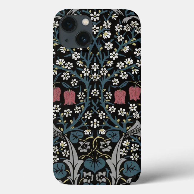 William Morris Blackthorn Floral Art Nouveau Case-Mate iPhone Case (Back)