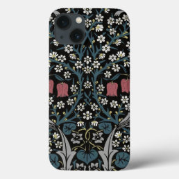 William Morris Blackthorn Floral Art Nouveau iPhone 13 Case