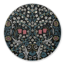 William Morris Blackthorn Floral Art Nouveau Ceramic Knob