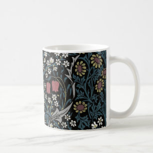 William Morris Blackthorn Floral Art Nouveau Coffee Mug