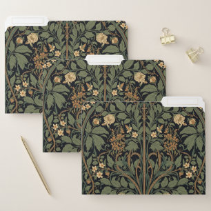William Morris Blackthorn Floral Art Nouveau File Folder