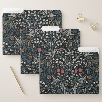 William Morris Blackthorn Floral Art Nouveau File Folder