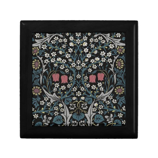 William Morris Blackthorn Floral Art Nouveau Gift Box (Front)