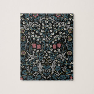 William Morris Blackthorn Floral Art Nouveau Hand- Jigsaw Puzzle