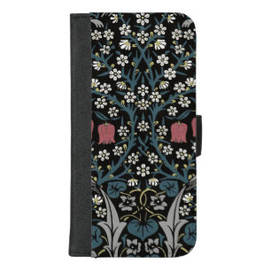 William Morris Blackthorn Floral Art Nouveau iPhone 8/7 Plus Wallet Case