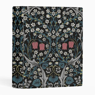 William Morris Blackthorn Floral Art Nouveau Mini Binder